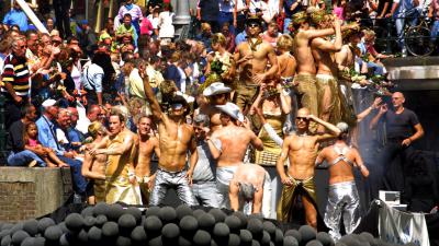 politie, groep, kinderbevrijdingsfront, pedofielen, pride