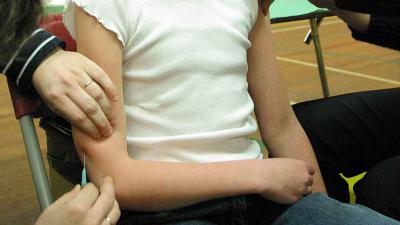 Corona, prik, injectie