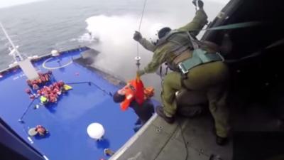 Ruim helft passagiers veerboot gered