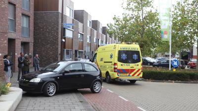 Ambulance op plaats van ongeval
