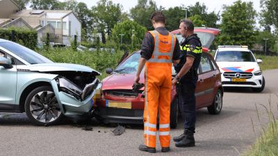 Zwaar beschadigde auto's