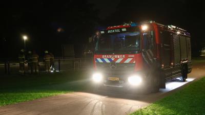 Brandweer voert nacontrole uit