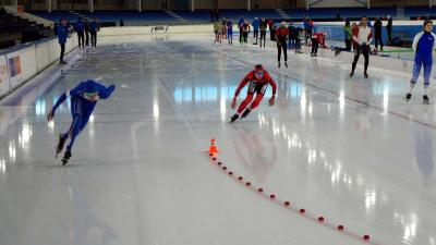 Internationaal schaatstoernooi Viking Race voor junioren in Thialf 