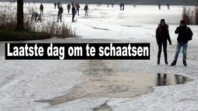 Schaatsen kan nu, straks niet meer door dooi