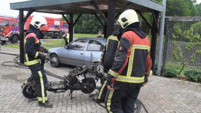 Woningbrand door 'even bijtanken' scooter