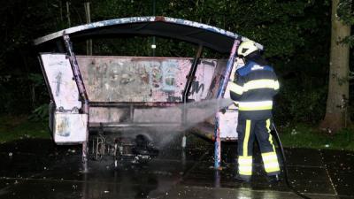 Vandalen steken scooter in brand bij jongerenontmoetingsplaats in Boxtel