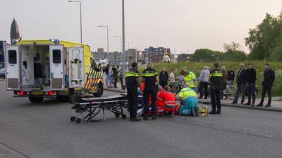 Ernstig eenzijdig ongeval met scooterrijder
