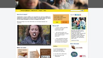 Foto van website watziterintabak.nl | RIVM/Trimbos