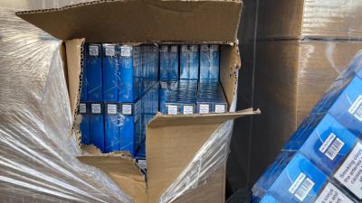 in beslag genomen sigaretten