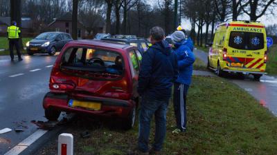 Drie voertuigen betrokken bij botsing op N637