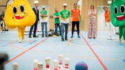 Koningin bij Special Olympics  