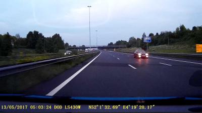 Spookrijder gecrasht na 17 km tegen verkeer in op A4