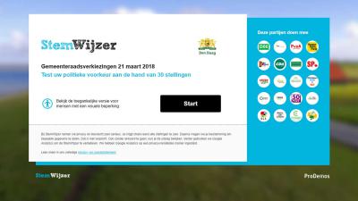 StemWijzers gemeenteraadsverkiezingen online