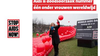 Angela Groothuizen:ruim duizend vrouwen per dag overlijden aan AIDS