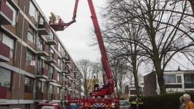 Brandweer in actie om stormschade 