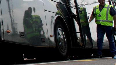 Foto van touringcar politie | Archief EHF