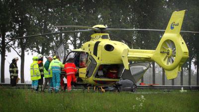 Automobiliste raakt gewond bij verkeersongeval op N282 