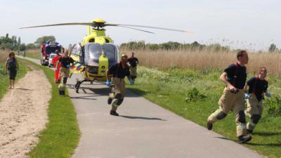 Man na onwelwording en valpartij met fiets overleden