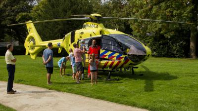 Piloot traumahelikopter heeft tijd voor uitleg