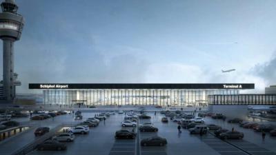 Schiphol bouwt nieuwe terminal