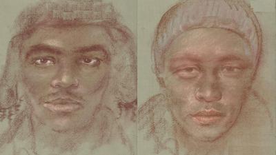 Compositietekeningen van overvallers Delfzijl