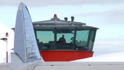 Foto van verkeerstoren Luchthaven Lelystad | Archief EHF