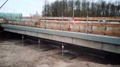 Eerste herbruikbare betonnen viaduct in gebruik genomen