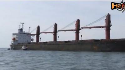 vs, beslag leggen, noord-koreaans, vrachtschip