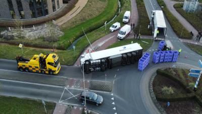 vrachtwagen-gekanteld