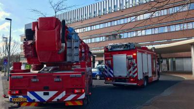 Wasdroger vat vlam in het  Franciscus ziekenhuis