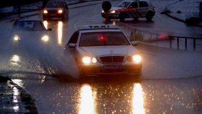 Schade door extreme regenval vannacht minstens 5 miljoen euro