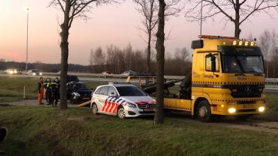 Gestolen auto vastgereden teruggevonden in weiland Boxtel