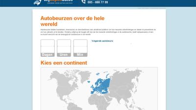 Kalender met de belangrijkste autobeurzen over de hele wereld