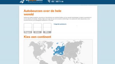 Kalender met de belangrijkste autobeurzen over de hele wereld