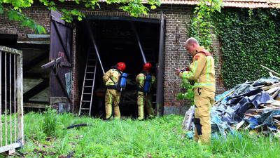 Uitslaande brand treft woonboerderij aan Dorpsstraat in Lieshout